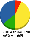 桜井電気工事 貸借対照表 2009年12月期
