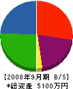 ヤマガタ興業 貸借対照表 2008年9月期