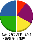 京葉エレベーターサービス 貸借対照表 2010年7月期