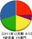 ホシザキ中国 貸借対照表 2011年12月期