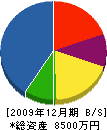 佐々木建業 貸借対照表 2009年12月期