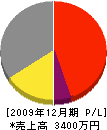 マルミヤ塗装店 損益計算書 2009年12月期