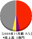 久保田建築 損益計算書 2009年11月期