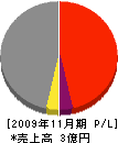 久保田建築 損益計算書 2009年11月期 久保田建築 損益計算書 2009年11月期