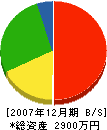 緑治園 貸借対照表 2007年12月期