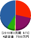 寺嶋開発 貸借対照表 2010年3月期