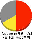 川井電気商会 損益計算書 2009年10月期