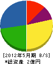 三栄工業 貸借対照表 2012年5月期