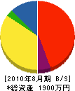 武井塗装店 貸借対照表 2010年8月期