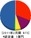 ヤマカツ建設 貸借対照表 2011年2月期