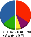 沼澤工務店 貸借対照表 2011年12月期