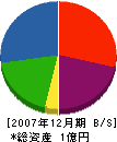 熊本大薮組 貸借対照表 2007年12月期