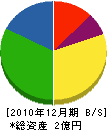 阿部総業 貸借対照表 2010年12月期