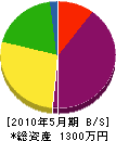 小山電気商会 貸借対照表 2010年5月期