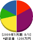 芦刈工業 貸借対照表 2009年5月期