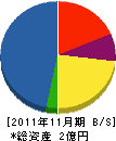 ソウビ 貸借対照表 2011年11月期