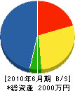永田電気 貸借対照表 2010年6月期