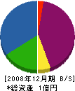 土井庭苑 貸借対照表 2008年12月期