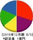 藤島電気工事 貸借対照表 2010年12月期