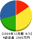 小林電気工事 貸借対照表 2009年12月期
