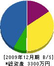今井組 貸借対照表 2009年12月期