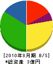 田中富開発 貸借対照表 2010年8月期