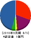稲商 貸借対照表 2010年9月期