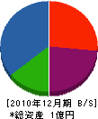 横関工業 貸借対照表 2010年12月期
