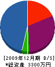 石川建築設計工房 貸借対照表 2009年12月期