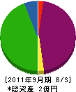 アクティブジャパン 貸借対照表 2011年9月期