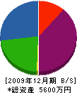 鈴木造園 貸借対照表 2009年12月期
