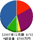 坂口土木 貸借対照表 2007年12月期