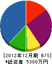 秡川電機工業社 貸借対照表 2012年12月期