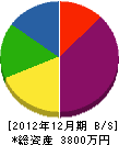 菅野電設 貸借対照表 2012年12月期