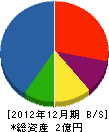 伊藤建設 貸借対照表 2012年12月期