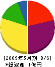 奈良興業 貸借対照表 2009年5月期