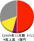 横川建設 損益計算書 2009年12月期