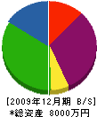 阿部産業 貸借対照表 2009年12月期