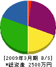 藤美工 貸借対照表 2009年3月期