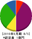 小澤造園 貸借対照表 2010年6月期