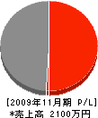 山城建設事業（同） 損益計算書 2009年11月期