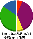 塚本空調設備 貸借対照表 2012年3月期