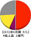 横浜特殊船舶 損益計算書 2012年6月期