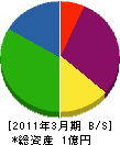 盛電社 貸借対照表 2011年3月期
