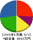 松坂建設 貸借対照表 2009年6月期