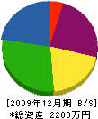 棟方建築工務所 貸借対照表 2009年12月期