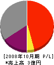 土井電気工事 損益計算書 2008年10月期