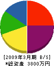 松前 貸借対照表 2009年3月期
