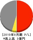 幹栄建設工業 損益計算書 2010年8月期