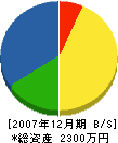 岩尾組 貸借対照表 2007年12月期